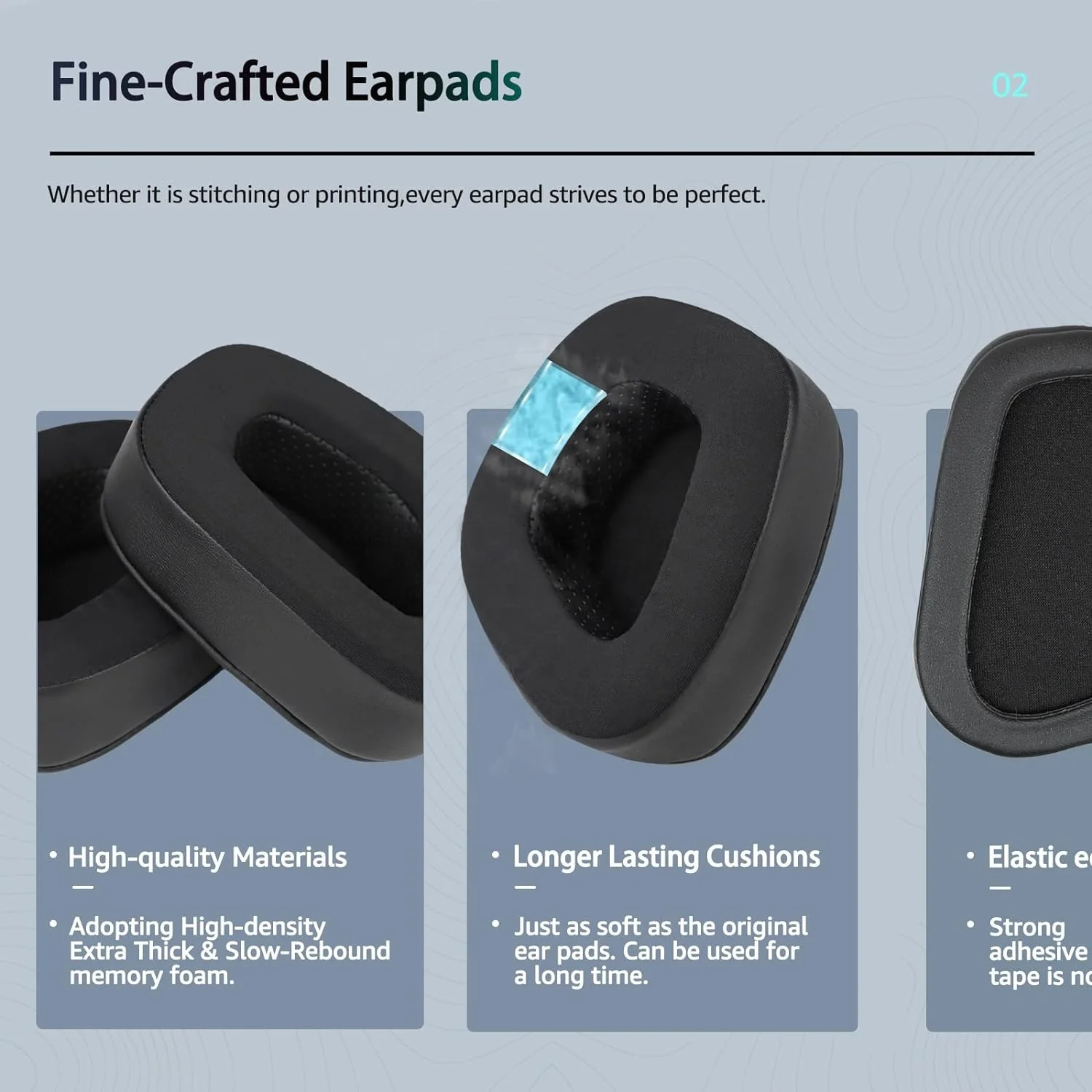 Frozen Replacement Earpad for Corsair Void Pro Gaming Headsets