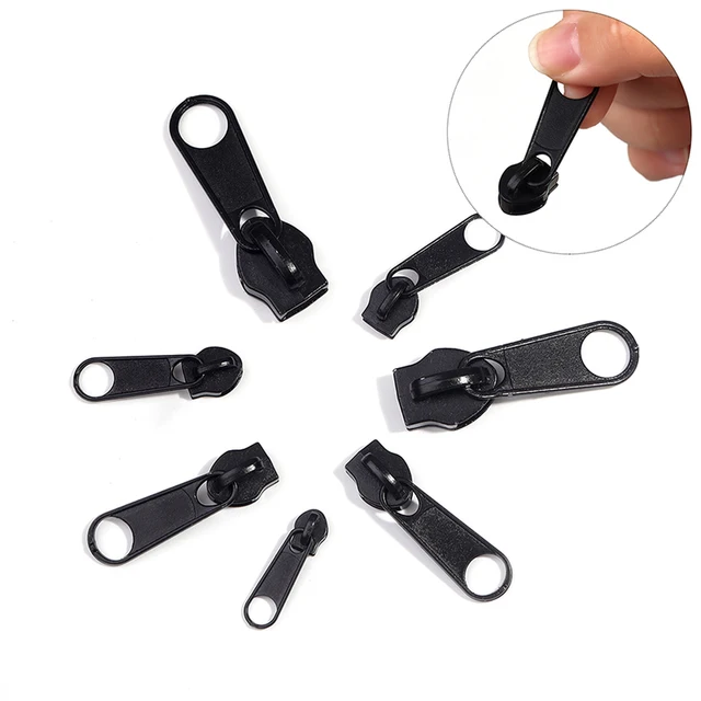 Metal Zipper Repair Kit Universal Instant Fix Replacement Zip Slider Heads