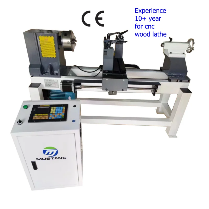 MT5025 Special Design 6-in-1 Mini Wood Lathe Machine CNC DIY Wood Tool 1.5KW Motor 2800RPM Spindle PLC Control Ball Screw