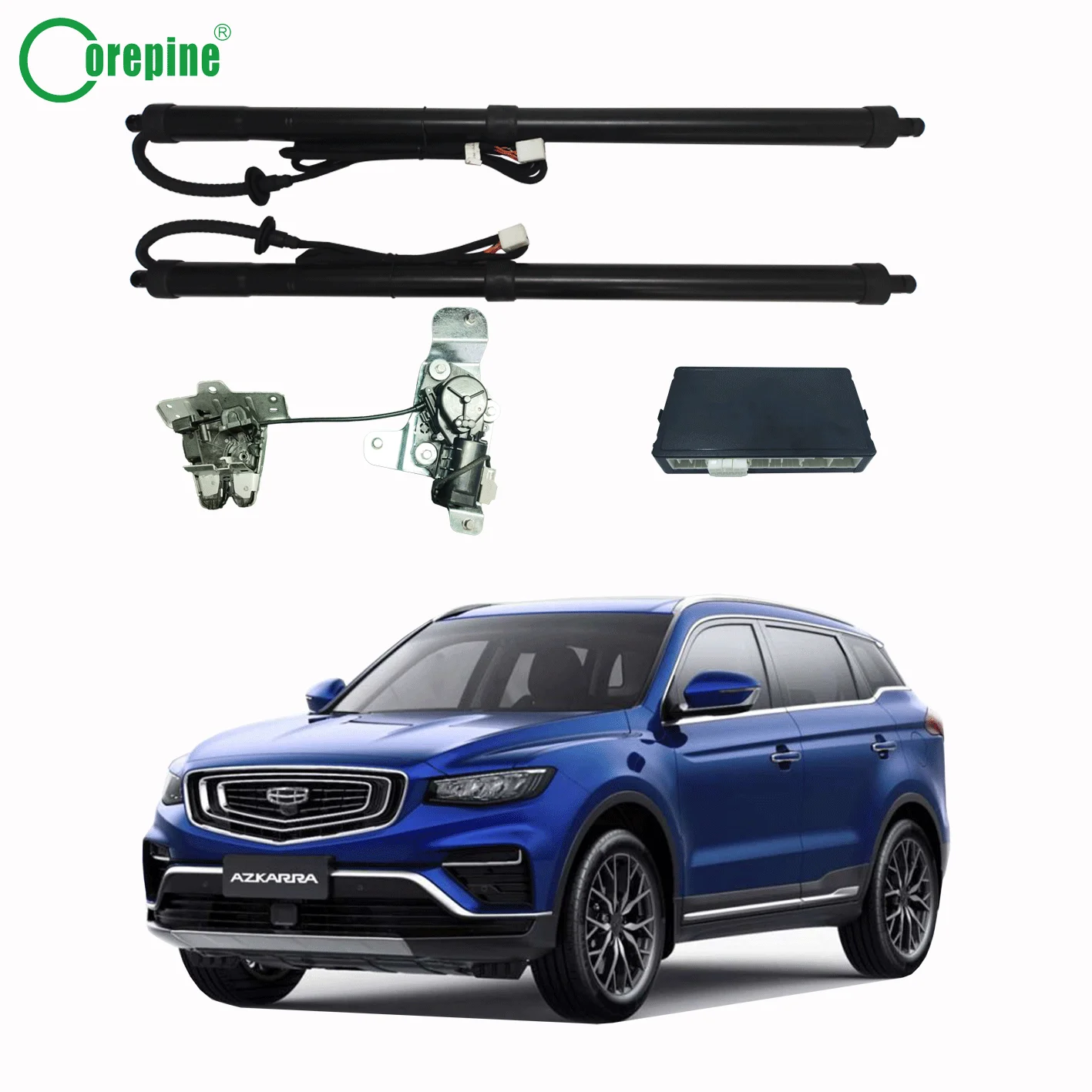 Corepine Smart Electric Power Automatic Car Tailgate Lift System Kit for 2019-2022 Geely Azkarra Electric Tailgate Body Parts