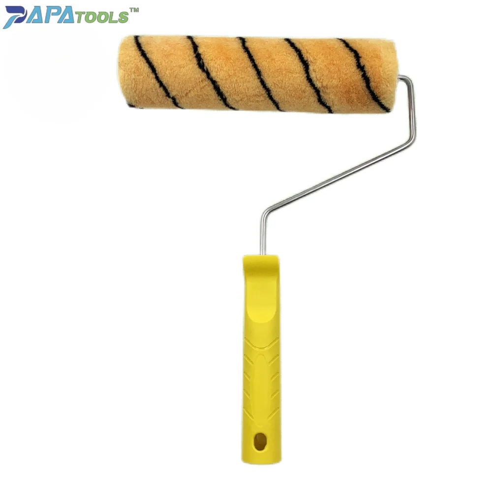 Exterior Acrylic Fabric Yellow Stripe Large Size 12 Inch Paint Roller ...