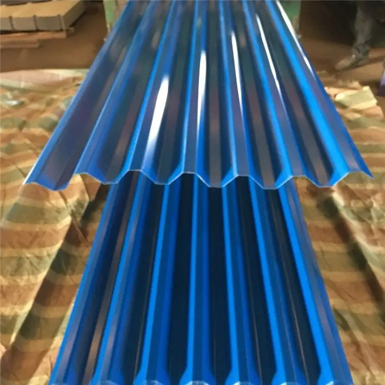 22 Gauge Corrugated Galvanized Zinc Roof Sheets Color Coated Metal