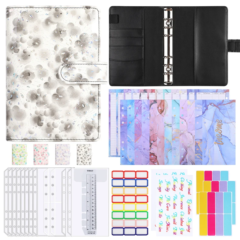 A6 Flower Budget Planner 2023 Cash Envelope Savings Money 6 Holes