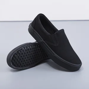 Canvas Shoes Women's Men's Autumn Casual Slip-on Skate Shoes Breathable Lightweight Oversole Round Toe