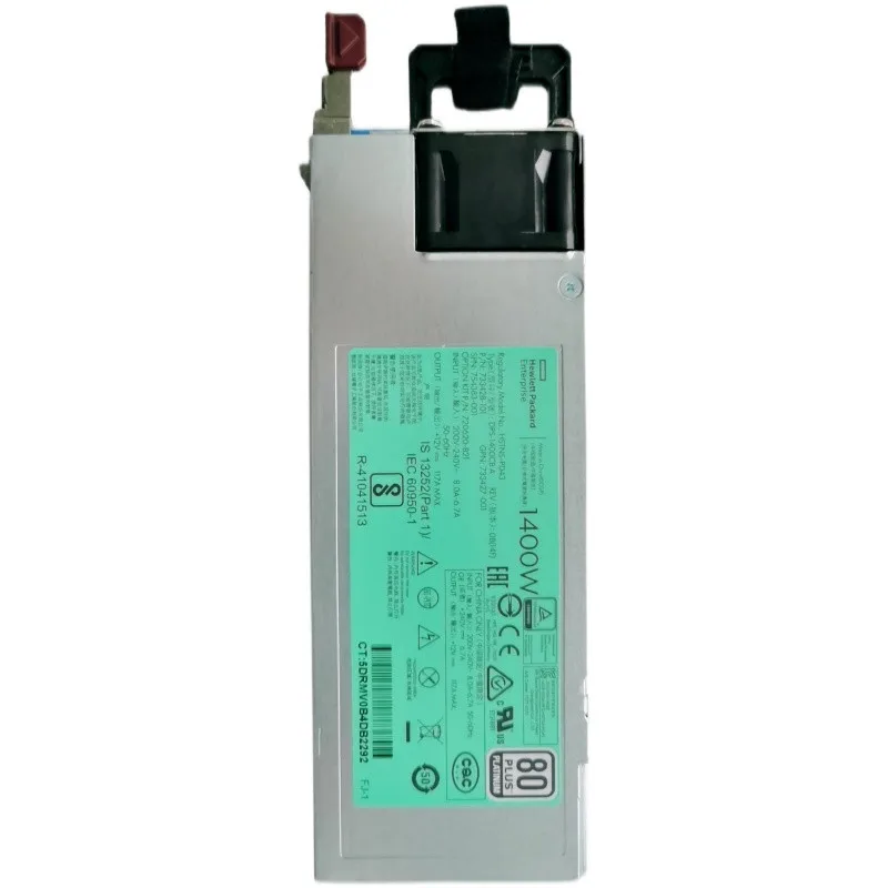 Хорошая цена 720620-B21 оригинальный HPE 1400 Вт Гибкий слот Платиновый плюс горячий штекер комплект питания 733427-001 для HPE сервера G9/G10