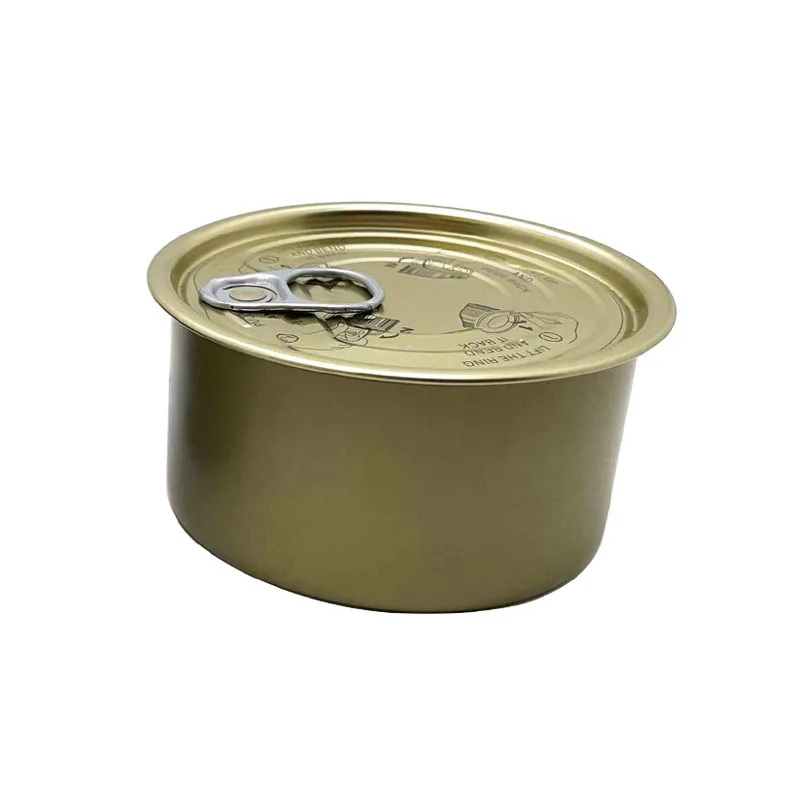 Alibaba.com: 2-piece empty tin cans with easy open lid, suitable for sauce, caviar, tuna, beef ...