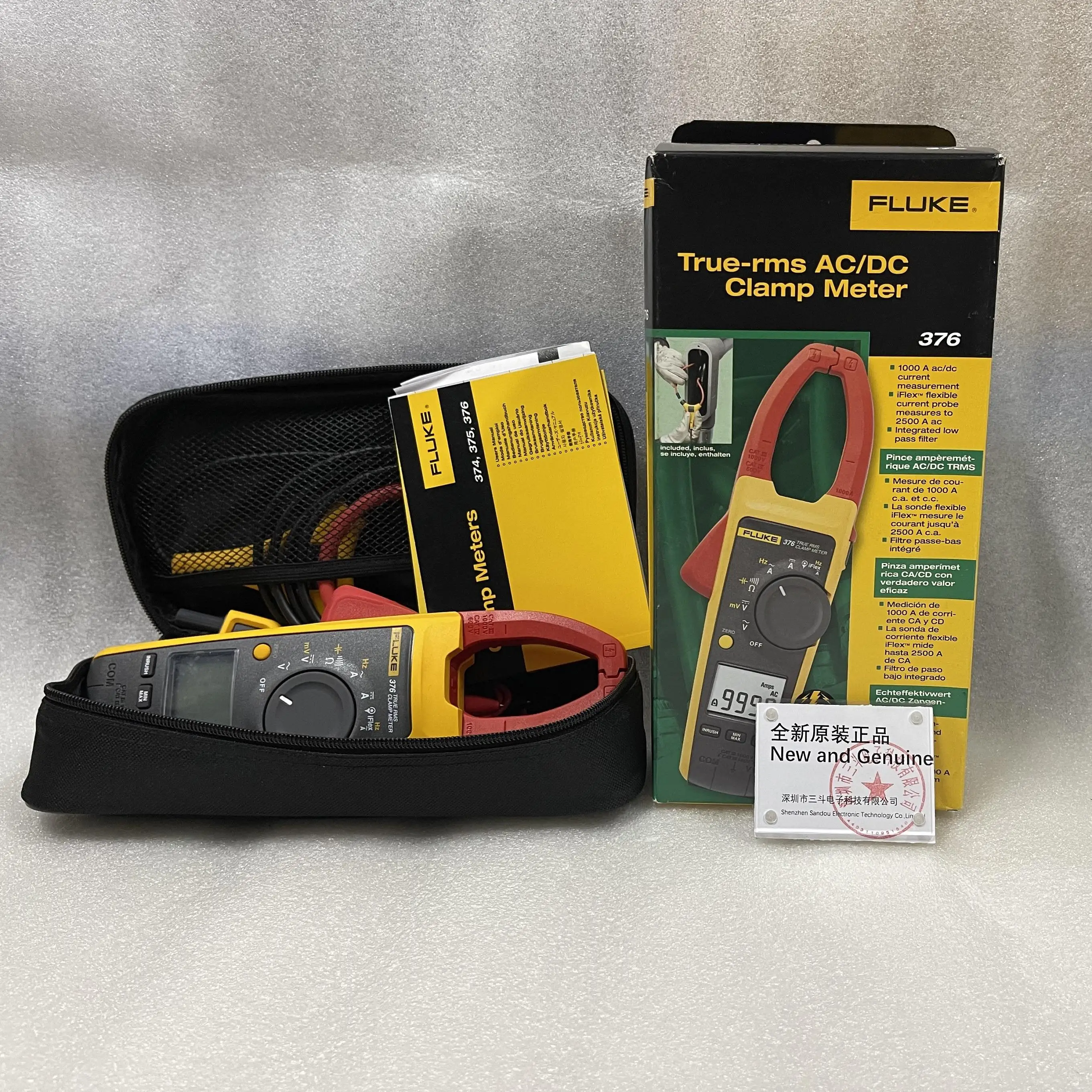 Fluke True RMS AC/DC Clamp Meter 376
