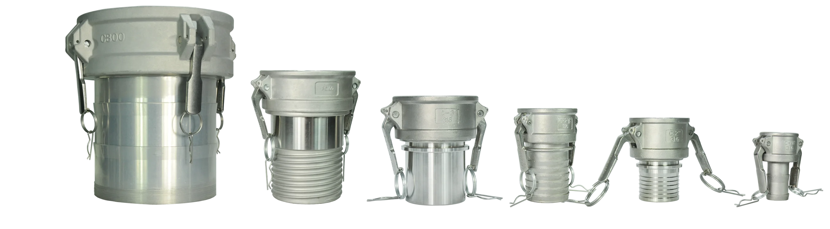 Warehouse Houston Usa Aluminium Camlock Quick Couplings Type C 2" Cam