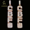Moissanite argento oro rosa