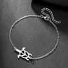 สร้อยข้อมือเต่าเงิน [1 ชิ้น] XL0652-1