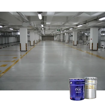 JIANBANG 100% solid resin epoxy resin paint for 3D metallic floor