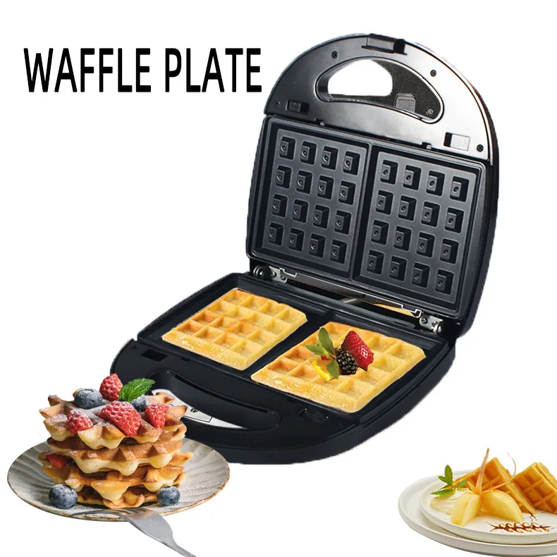 Multicooking Waffle Maker Mini Waffles 9 In 1 Professional With Replaceable  Egg Roll Machine For Plate Sandwich Takoyaki Kitchen - AliExpress