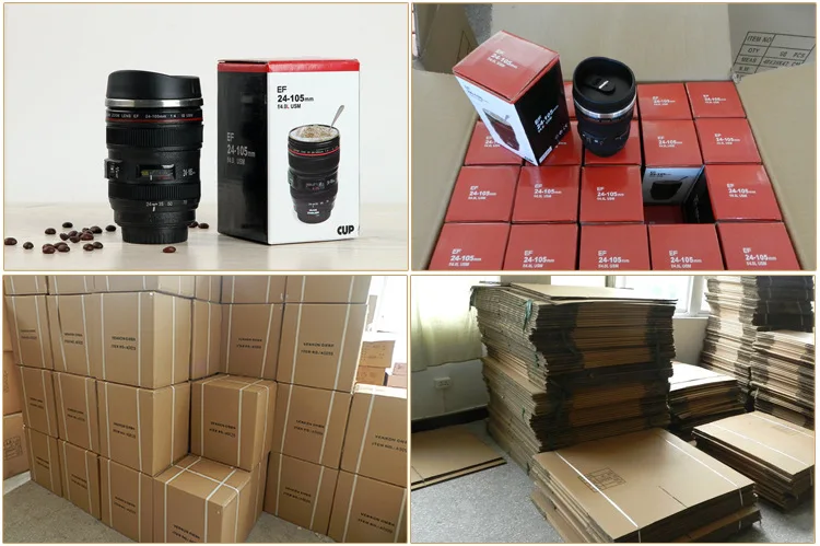 Camera Lens Mug Camera Lens Shape Stainless Steel Coffee Mug