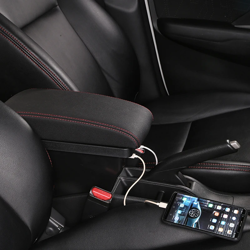 product hot sale car interior accessories multicolor optional armrest box for volkswagen jetta santana car armrest car console box-7