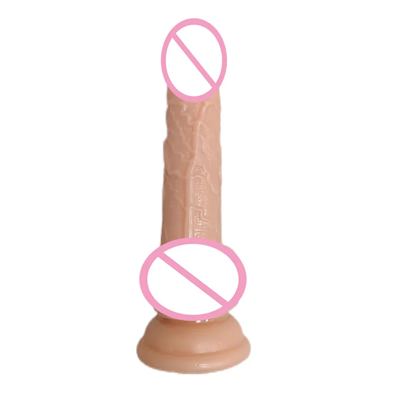 Realistic Silicone Manual Vibrator for Women Soft Flesh Artificial Penis Sex Dildos Sex Masturbator Product