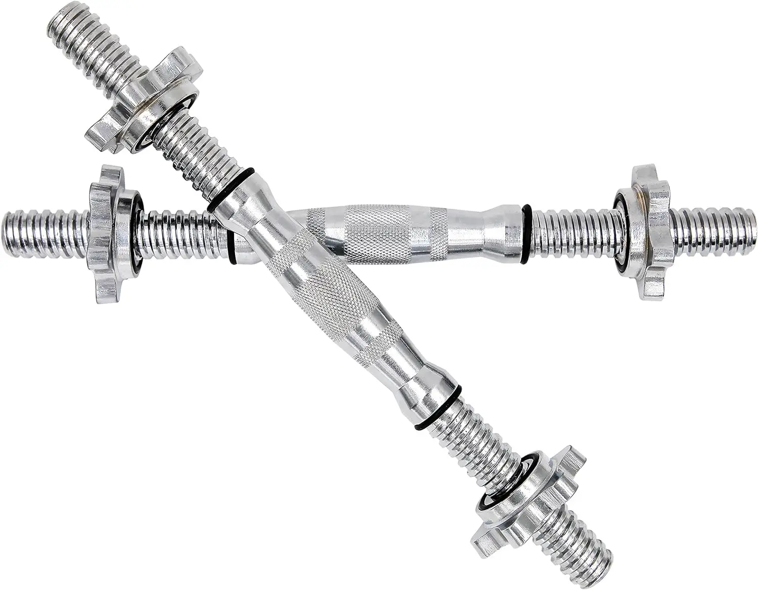 PROIRON Dumbbell Bar 35cm with Chrome Handles in Pair Wholesales,  for Dia 1in or 25mm Standard Weight Plate