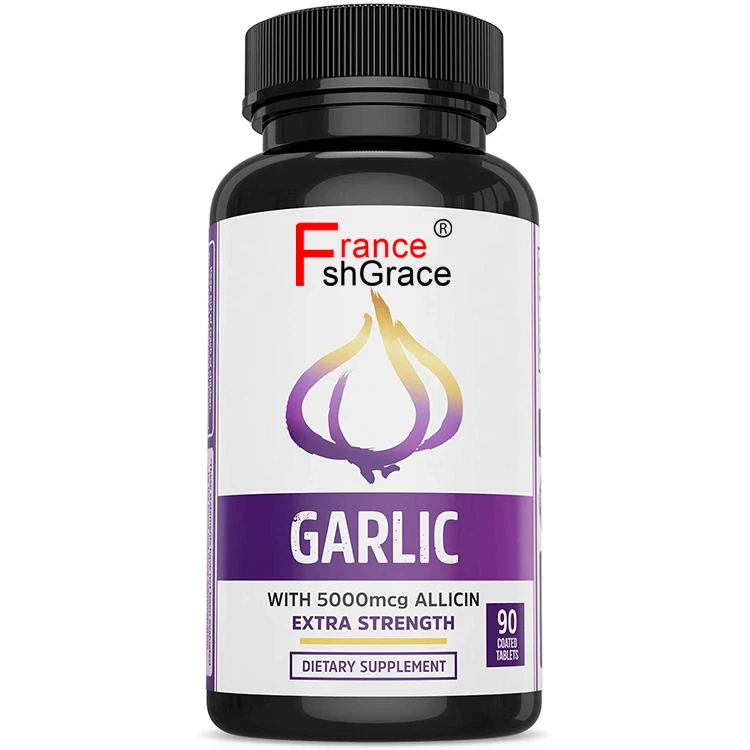 Чистый органический 99% свежий растительный Мягкий гель экстракт Черного Чеснока в капсулах