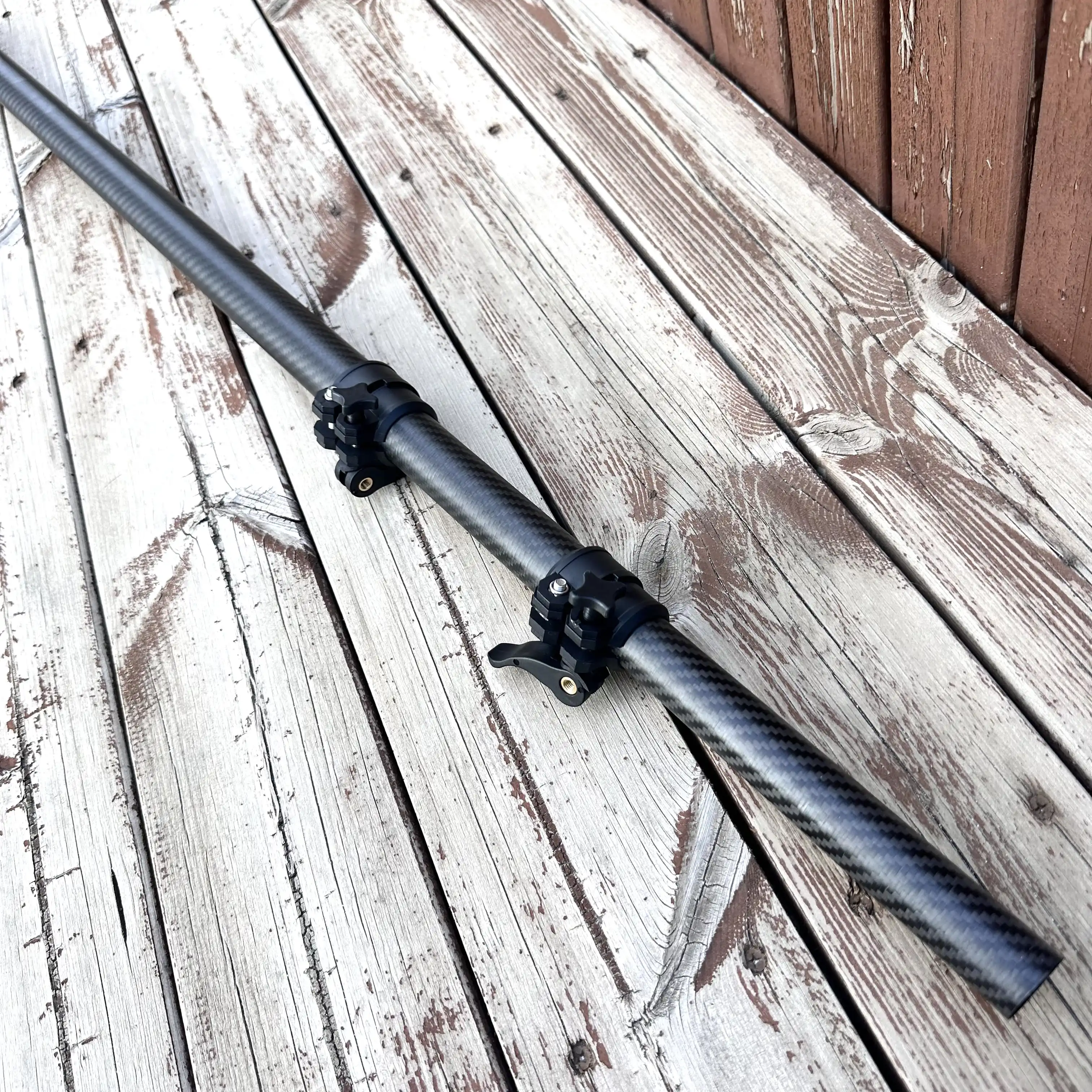 Plastic Telescopic Tube Connector 3m 5m Carbon Fiber Telescopic Pole