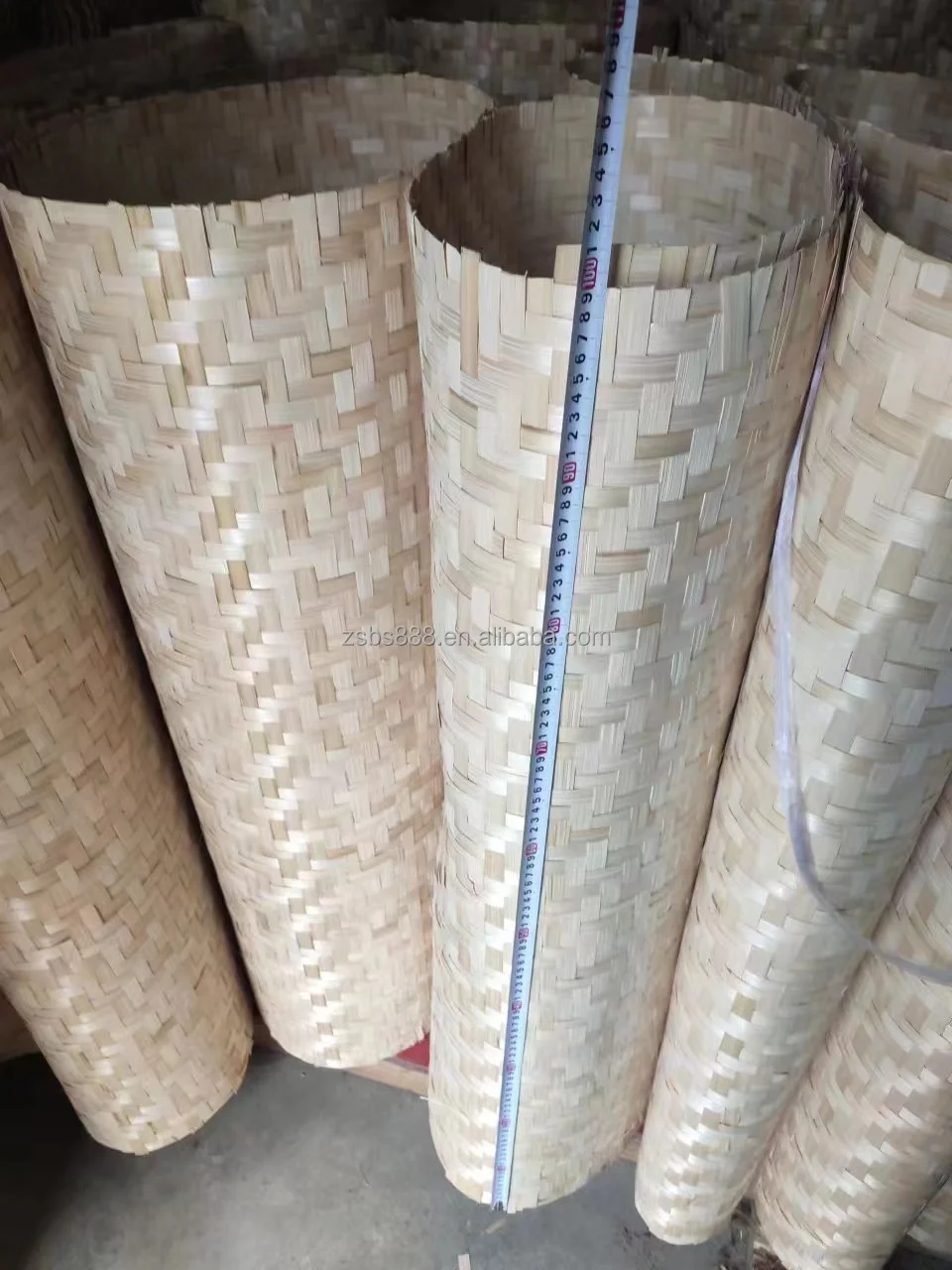 Fire Resistant Bamboo Knitting Woven Mat For Ceiling Decoration Buy