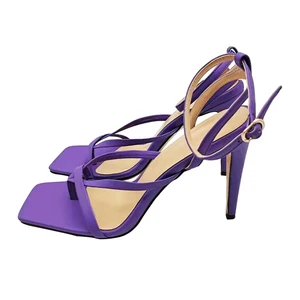 Women's Square Toe High Heels 2021 Summer Sandals