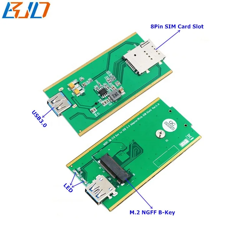Convertitore NGFF M.2 B Key A USB 3.0 Per WiFi O SSD - Scheda Di Rete Laptop