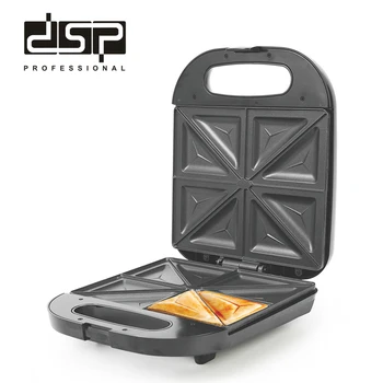 DSP High Quality Electric 1400W Breakfast Sandwich Maker With Indicator Lights With Non-Stick Surface Home Use Sandwich Maker