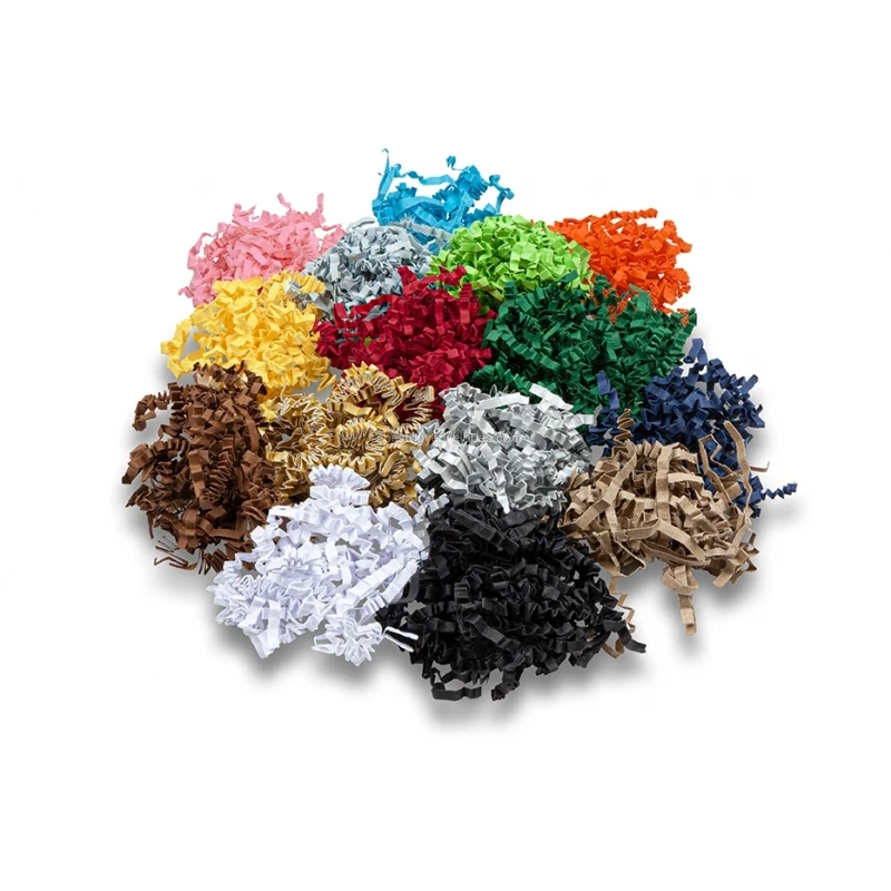 Wholesale Crinkle Cut Paper Shred Filler Shredded Paper Colorful
