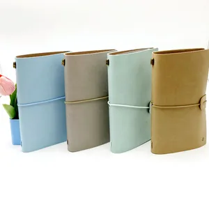 Re-Change Two Books and Have Pocket Inner PU Leather Softcover Notebook Factory Sales As a Gift or Present for Business Use
