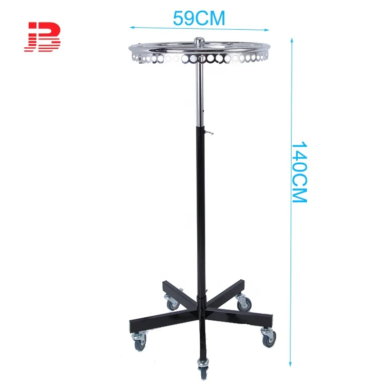 Circular Adjustable Height Hanging Display Rack for Belt/Scarf factory