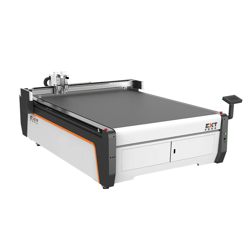 ZXT Customized CNC Advertising KT Cardboard/Corrugated Board/Sticker Digital Box Carton Vibrating Knife Cutting Machine