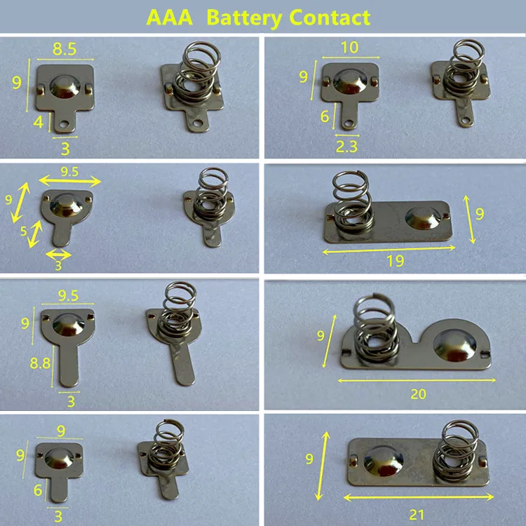 aa batterien metall batterie frühlings kontakt platte ersatz für  fernbedienung rc auto batterie