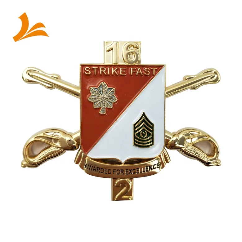 Best Match Promotion Wholesale Custom Made High Quality Crown Challenge Coin for Gold Souvenir