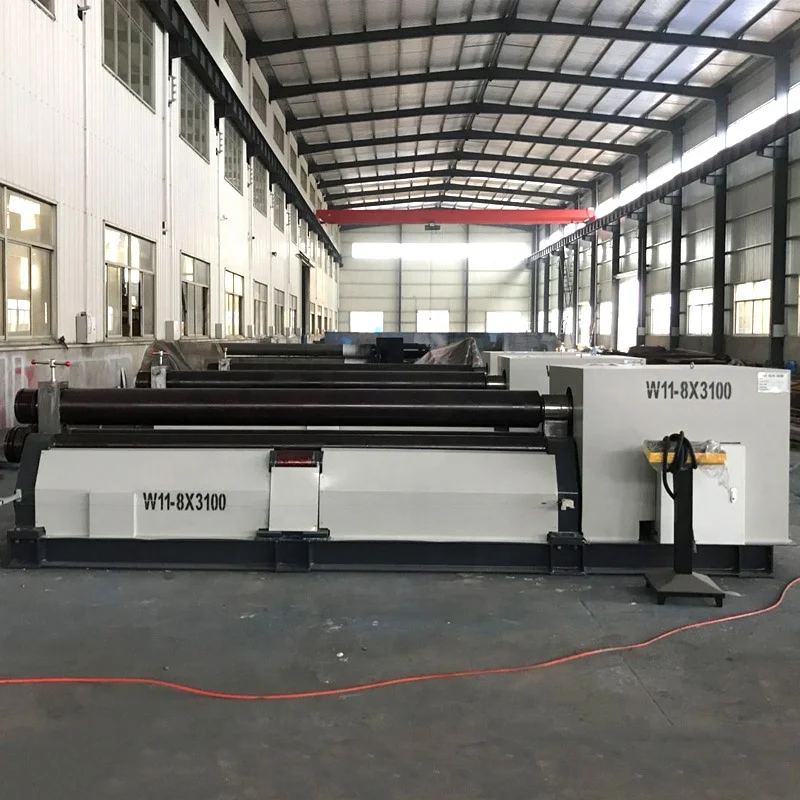 
Наньтун Yeshun зарубежных услуг cnc бендер Профилегибочная машина цена W11 серии стальной пластины прокатки машина 
