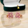 Boucles d'oreilles en or rose