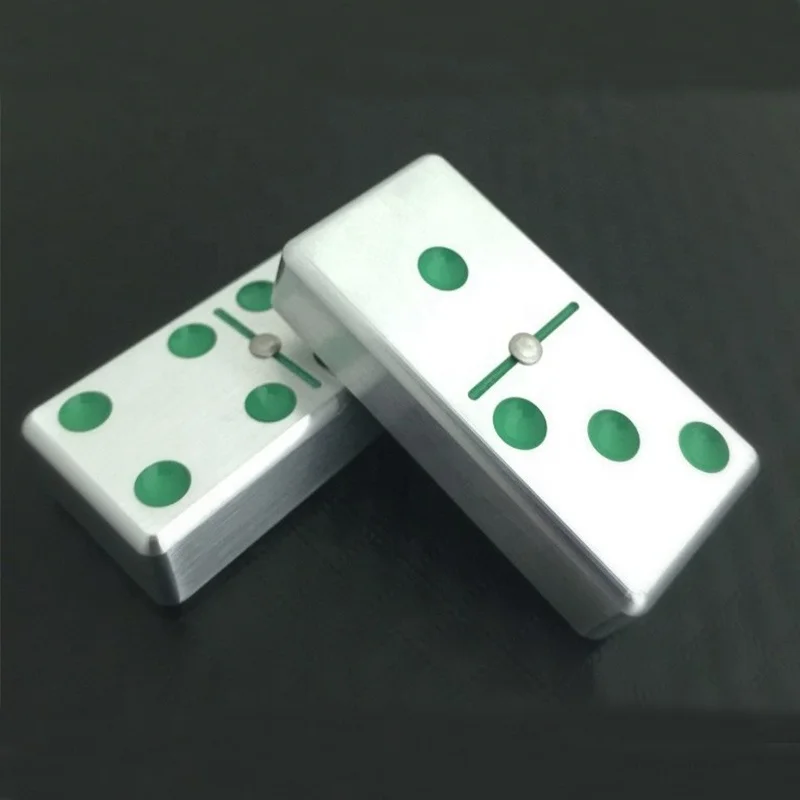 Портативное алюминиевое мини-домино для путешествий с логотипом на заказ