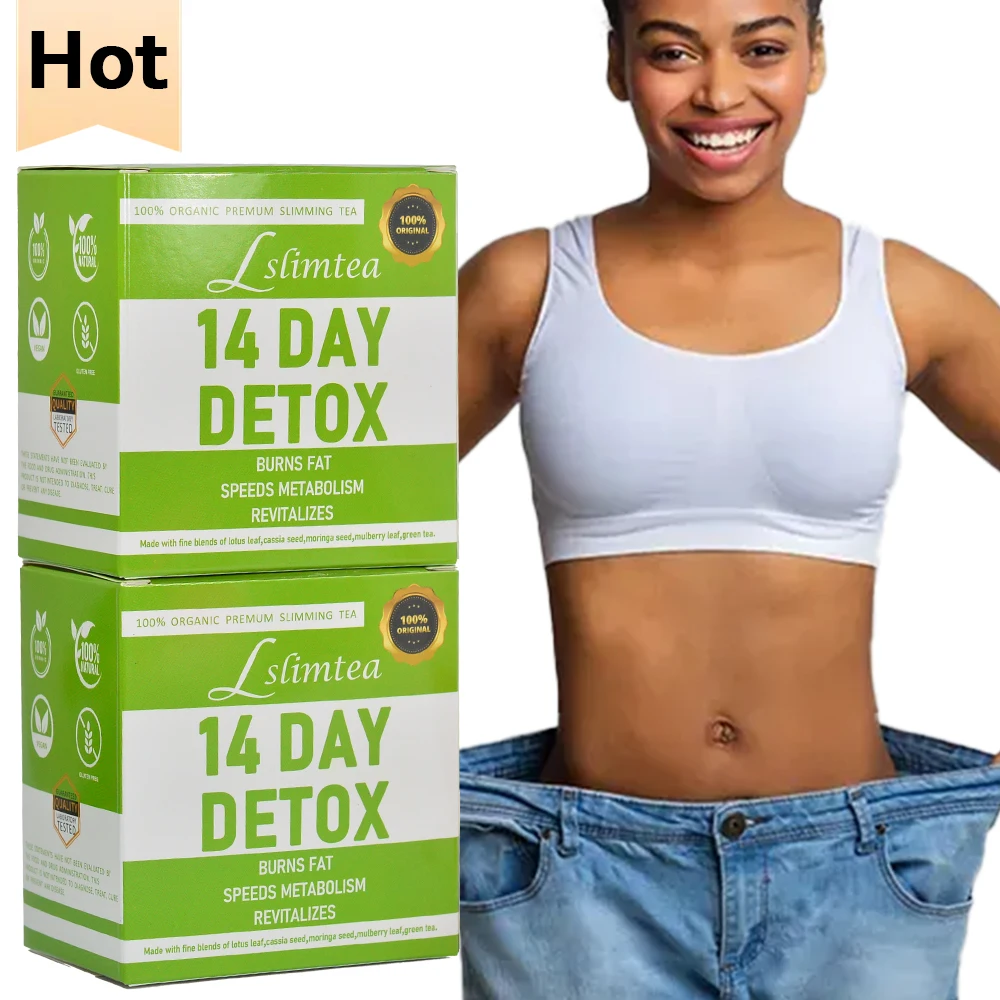 14 Days Slimming Tea Burn Fat Weight Loss Detox Slim Green Tea Bag