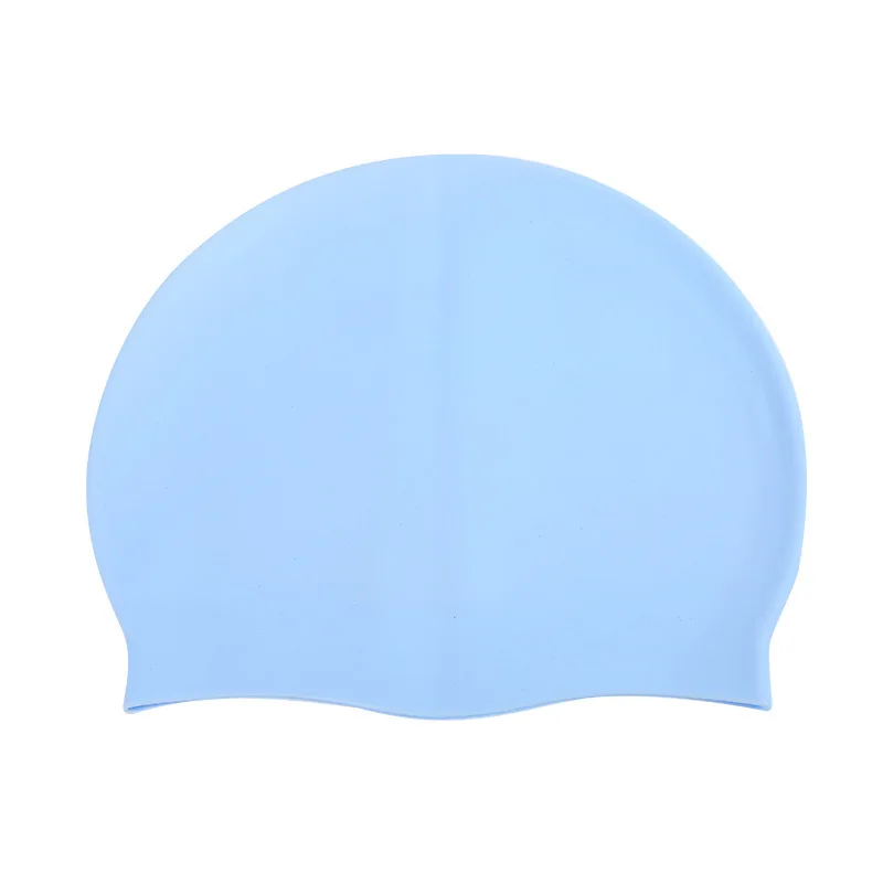 Custom-Made Universal Head Silicone Swim Hats 100% Environmental Silicone Custom Logo Swimming Caps Resistant