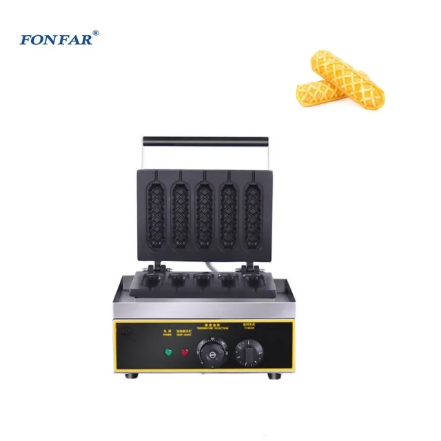 電気ホットドッグワッフルメーカー業務用ワッフルスティックメーカー