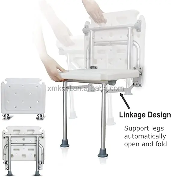 Hotsale deluxe bariatric patient baby wall mounted chair shoes shower seat chairs for events