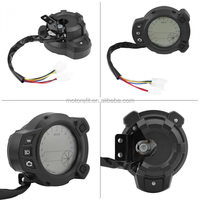 ヤマハ BWS125 に適合 7色 デジタルライト LCDゲージ スピードメーター