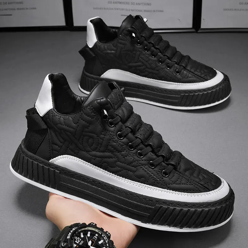 2024 Wholesale New Fashion Factory Price Black Sneakers For Men - Buy ...