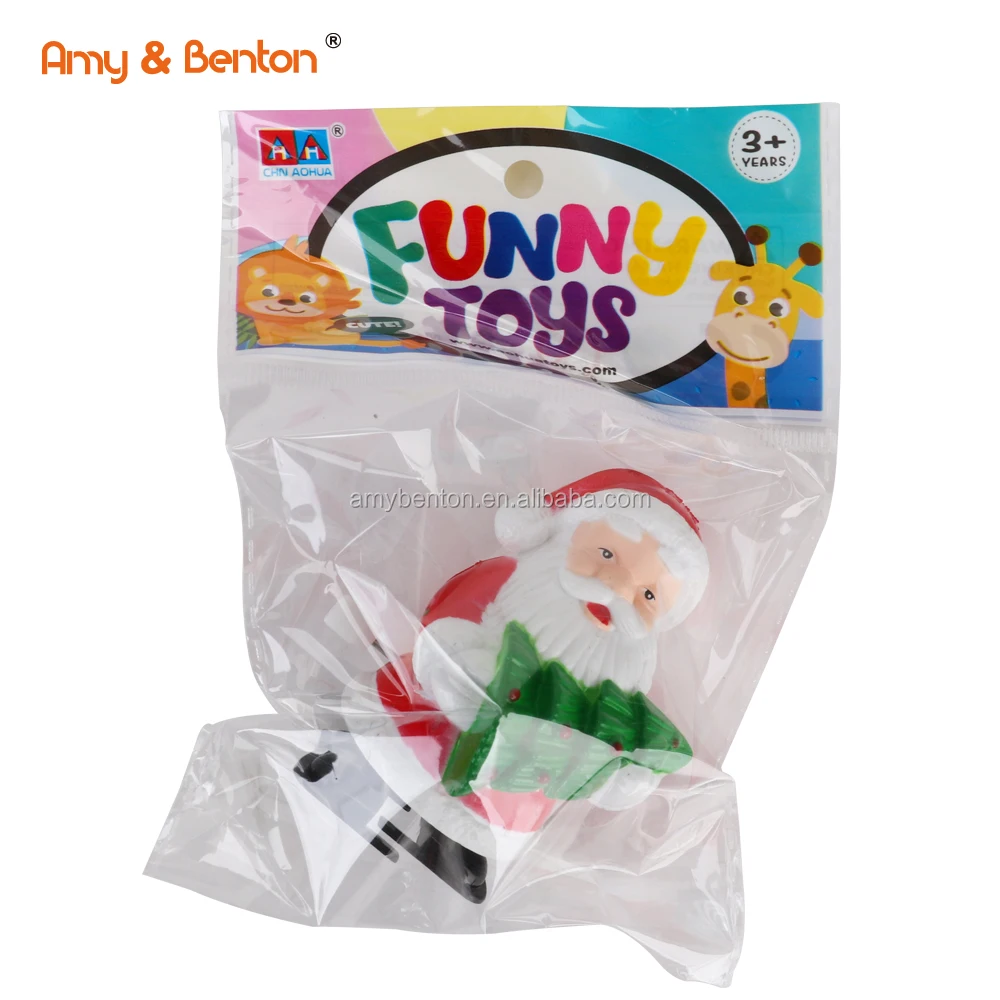 
 Рекламный подарок Amy & Benton, пластиковая игрушка Санта Клаус для рождественской вечеринки  