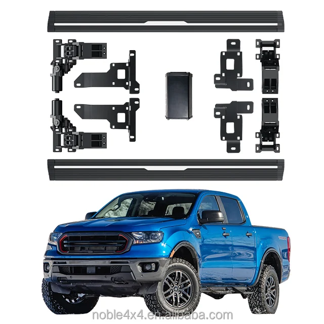 Automobile Aluminum Accessories Road Pickup 4x4 Power Running Boards Fit for FORD RANGER Side Step CREW CAB