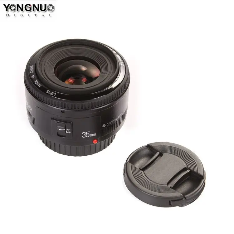 Широкоугольный объектив Yongnuo YN 35 мм F2 с автофокусом для Canon EF EOS Camera 500d 600d 120d 5d mark iii 6d 7d 60d 70d 1000d 1d