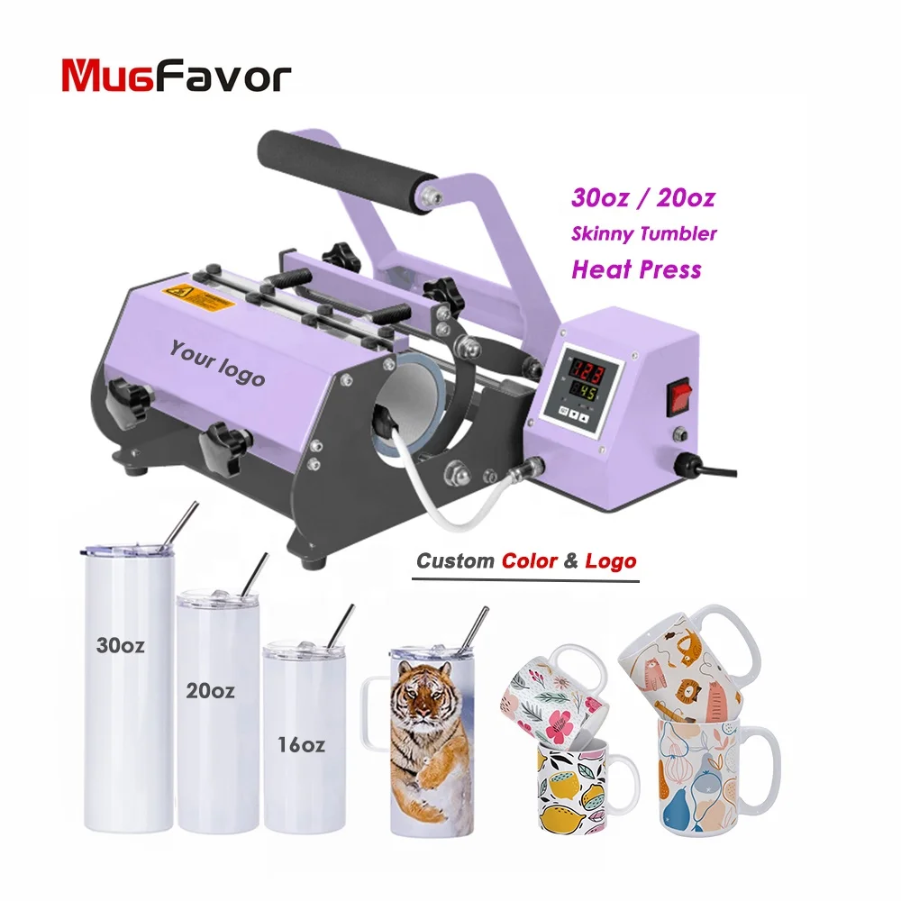 Fake Ice Topper + Sublimation Tumbler Press from Alibaba