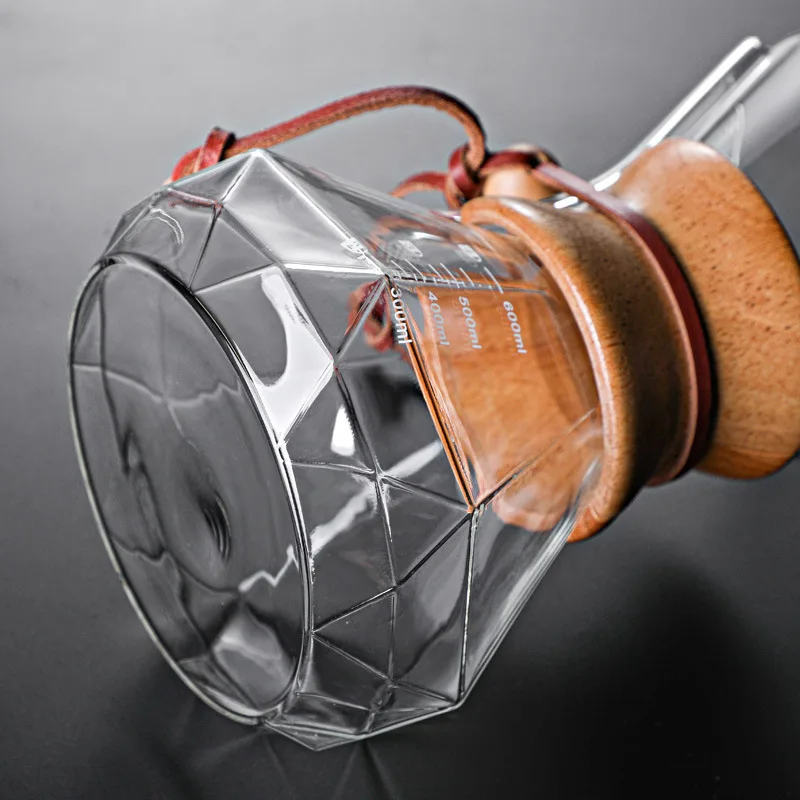 34 Oz 400ml 600ml V 60 Glass Carafe Stainless Steel Filter Manual