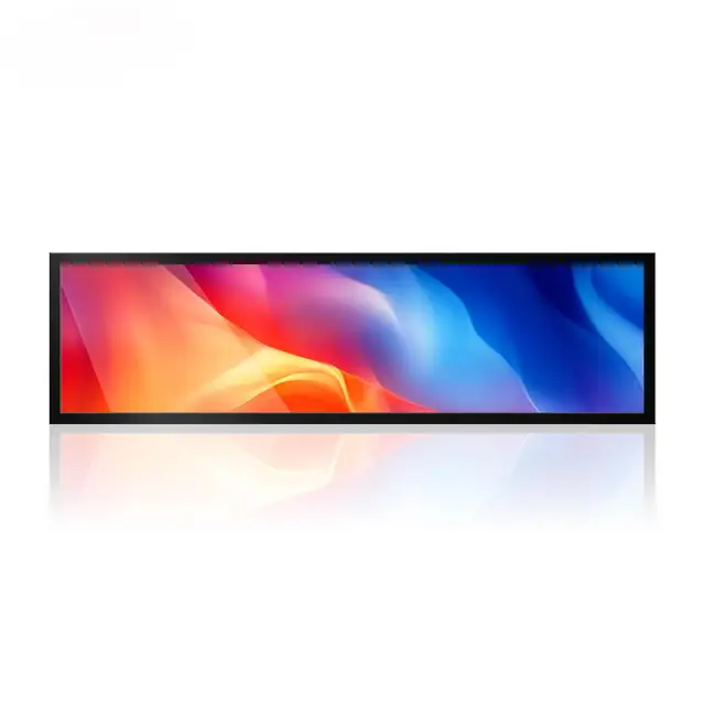 58.4 Inch Advertising Stretch Bar LCD Wide Ultra Wide Edge Display for Supermarket Led Display Screens Advertising