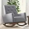 Gris + Gris clair + Tissu + Bois massif + Mousse