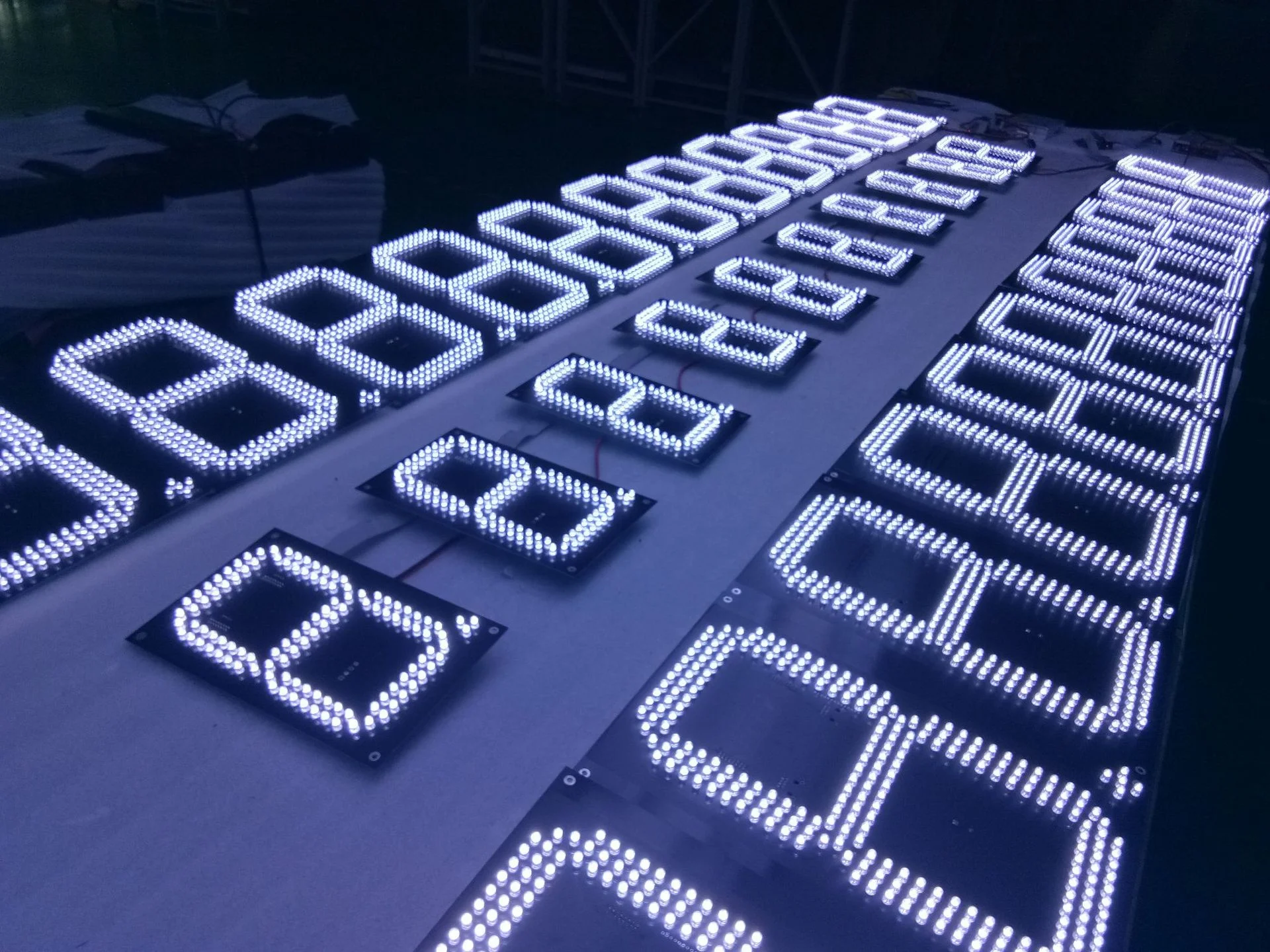 LED Digital Display 7-segment Module Temperature Screen Refueling Standing Column Brand LED Oil Price Tag Single Red