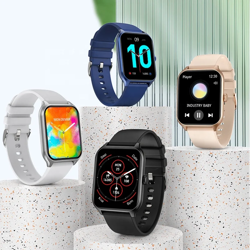 Reloj inteligente deportivo P58 para hombre y mujer, Smartwatch deportivo  con llamadas telefónicas, control del ritmo cardíaco, barato